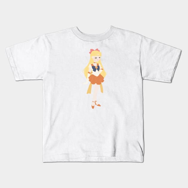 Minako Kids T-Shirt by littlemoondance